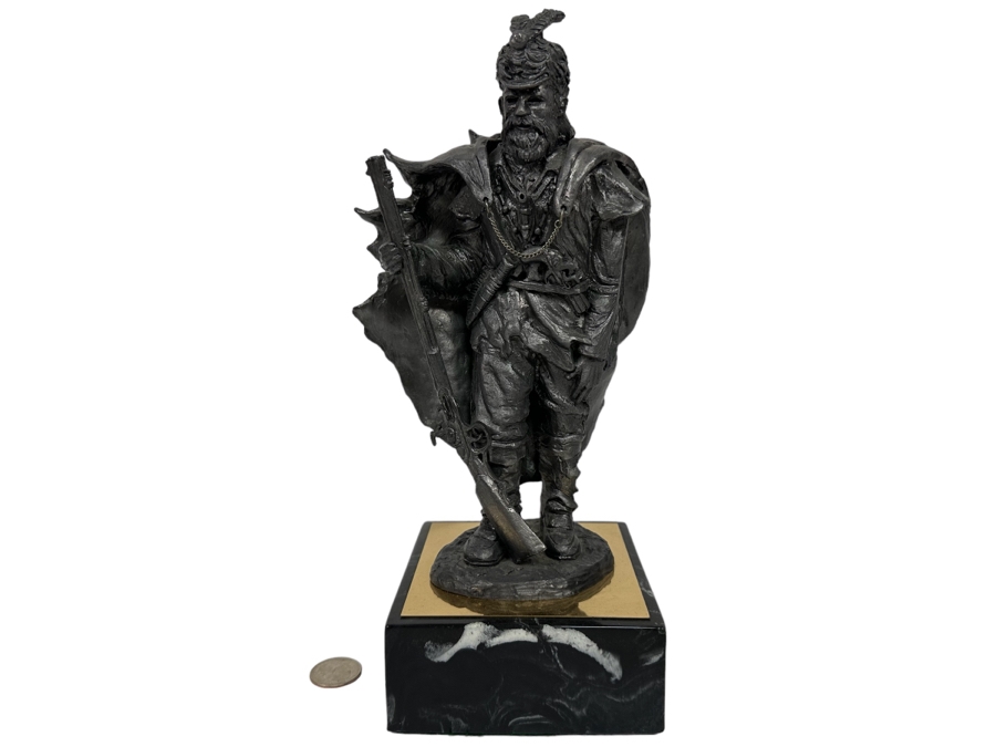 Michael Ricker Limited Edition Pewter Sculpture Titled Mountain Man Signed Ricker 1996 128/350 12H [Photo 1]