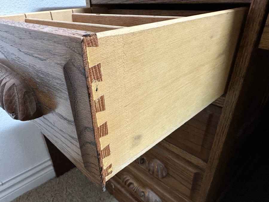 Oak Office Desk 72W X 36D X 30H [Photo 8]