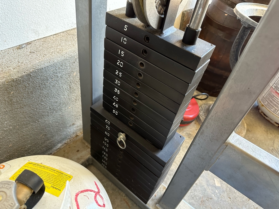 Iron Co San Diego Blue Chest Pec Fly Machine 40W X 45D X 73H [Photo 6]