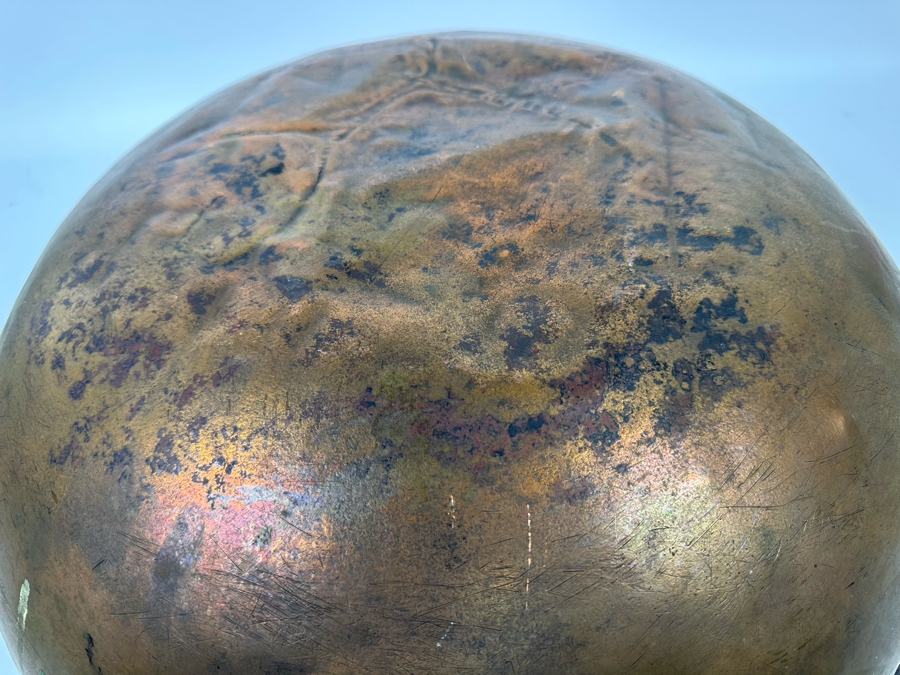 Antique Authentic Large Copper Candy Confectionery Making Cook Pot With Handles Heavy 28W X 21D X 10H [Photo 11]