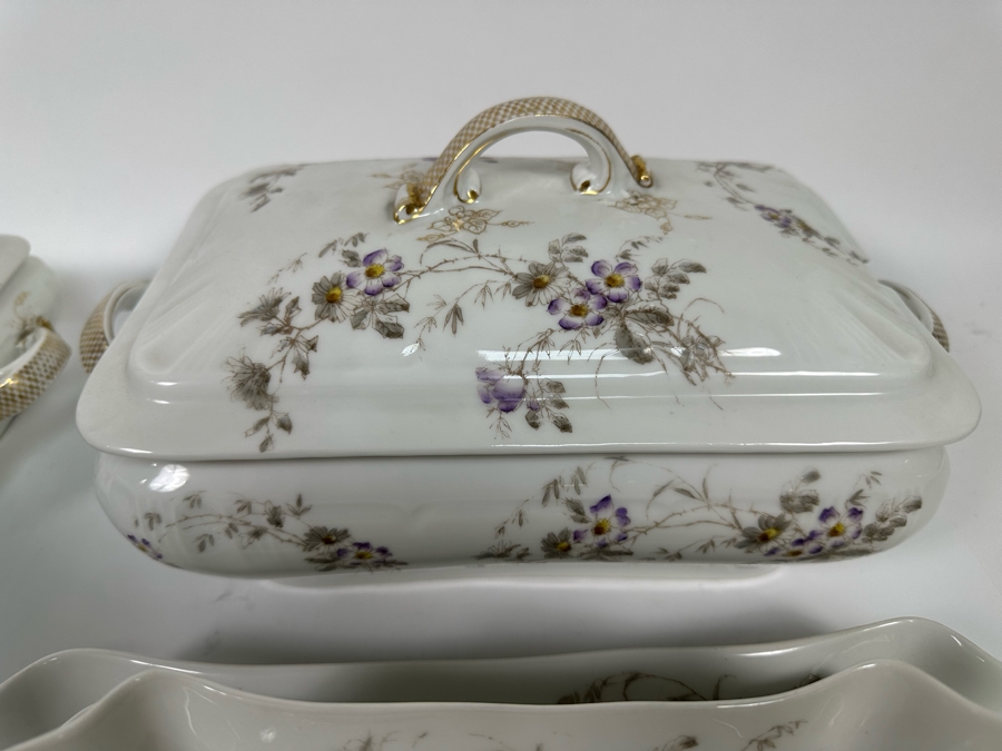 Last Minute Add - French Haviland Limoges China Set CFH GDM [Photo 7]