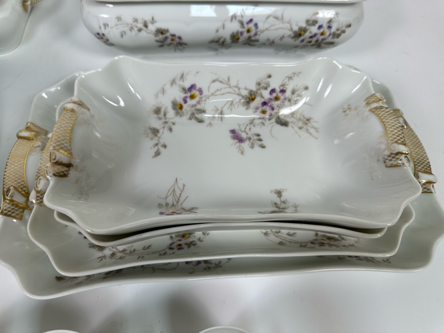 Last Minute Add - French Haviland Limoges China Set CFH GDM [Photo 5]