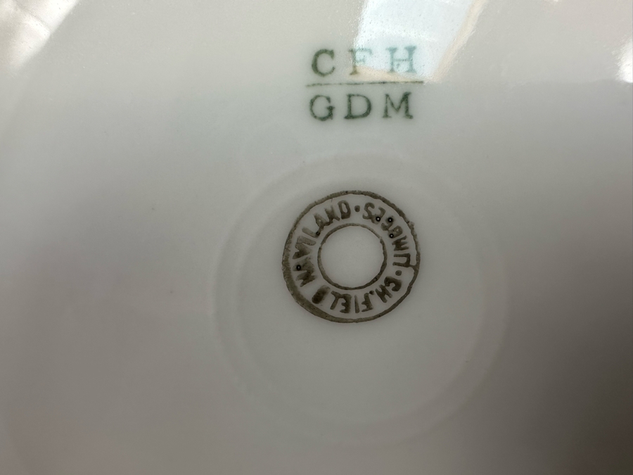 Last Minute Add - French Haviland Limoges China Set CFH GDM [Photo 12]