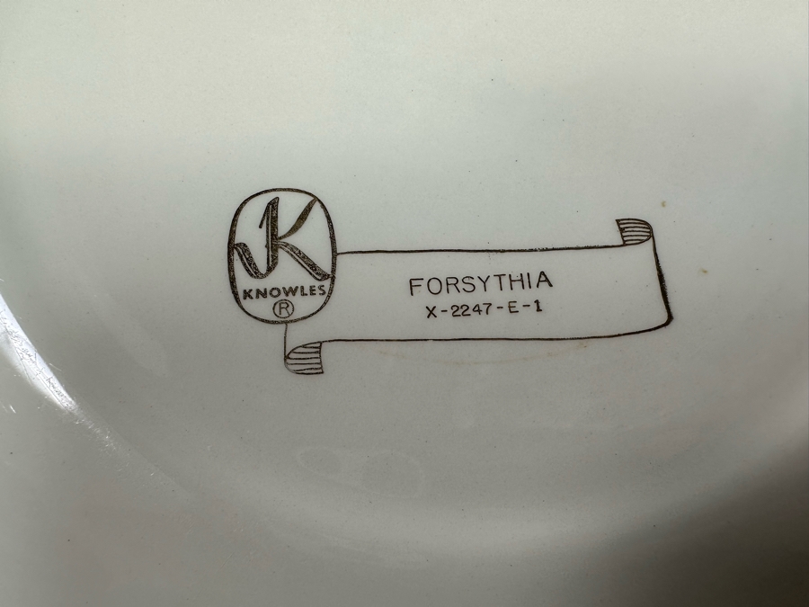 Last Minute Add - Knowles Forsythia China Set [Photo 9]