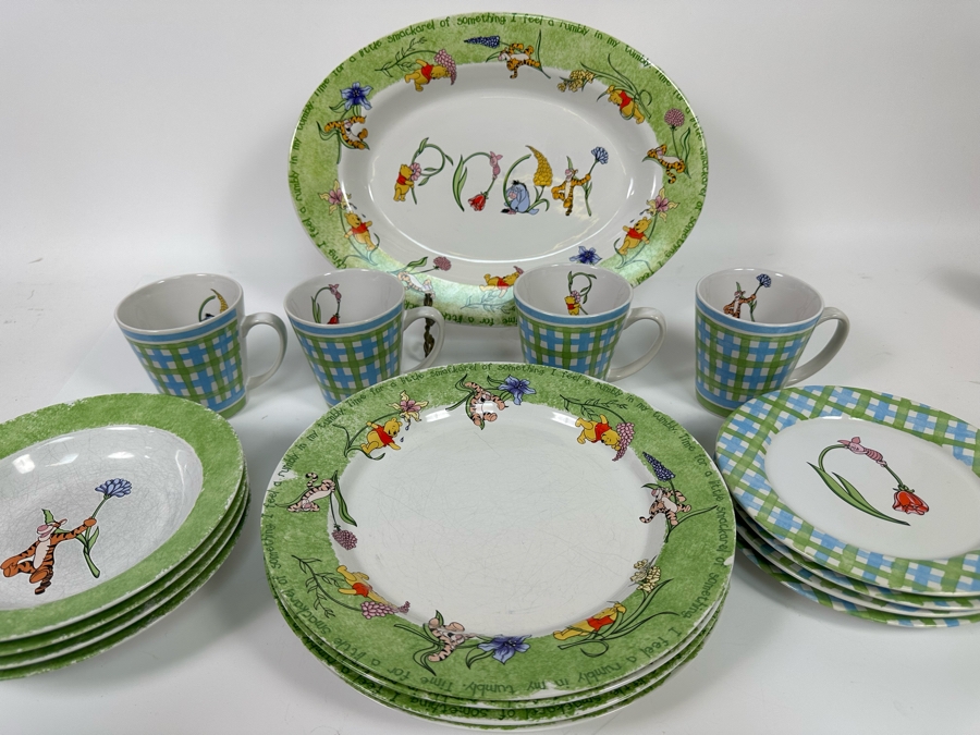 Last Minute Add - Disney Winnie-The-Pooh Plates, Bowls, Cups And Serving Platter [Photo 2]