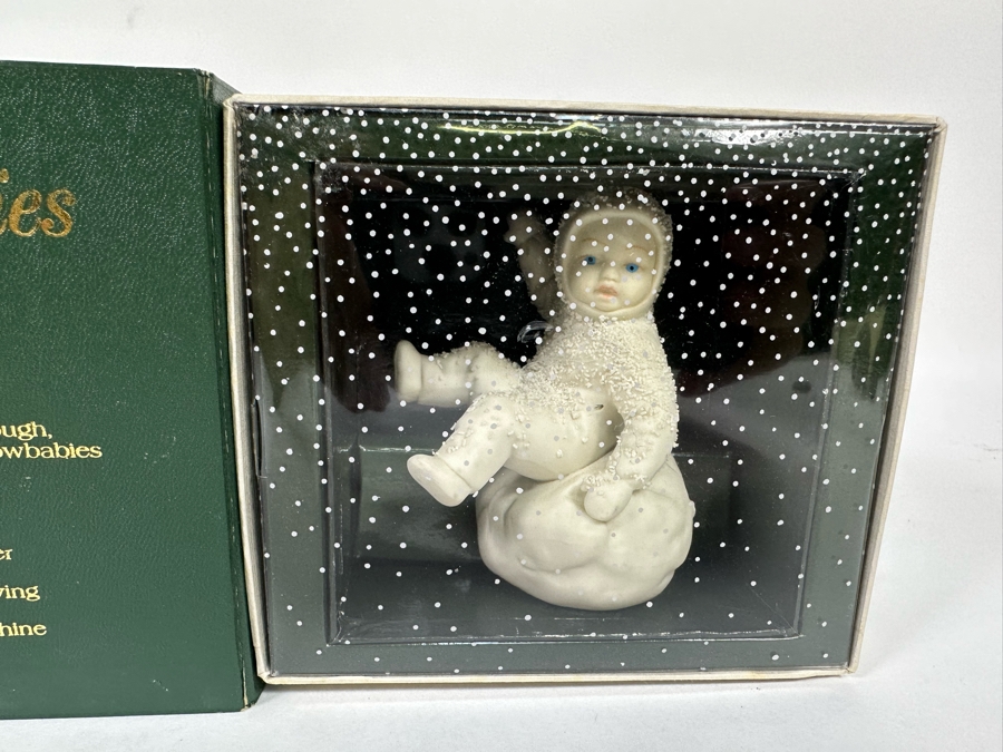 Last Minute Add - Pair Of Department 56 Winter Tales Of The Snowbabies Christmas Ornaments [Photo 6]