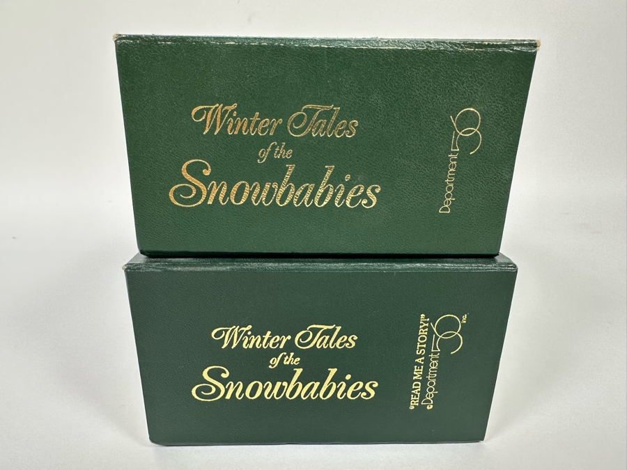 Last Minute Add - Pair Of Department 56 Winter Tales Of The Snowbabies Christmas Ornaments [Photo 7]