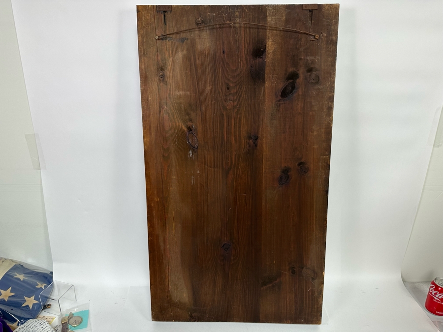 Original Relief Carved Wooden Wall Plaque Artwork Depicting Scene From Don Quixote 22W X 3D X 38H [Photo 16]