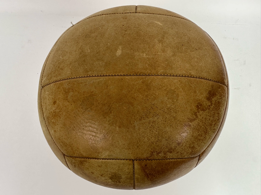 Vintage Leather Medicine Ball 11R [Photo 8]