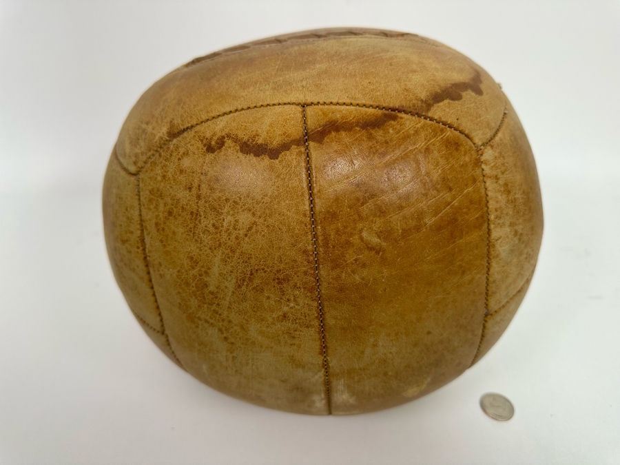 Vintage Leather Medicine Ball 11R [Photo 7]