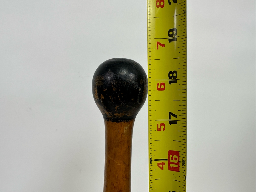 Pair Of Antique Wooden Juggling Pins Hand Turned 18.5H [Photo 7]