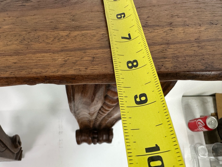 Pair Of Carved Wooden Wall Sconces Shelves Corbels 12W X 8D X 26H [Photo 9]