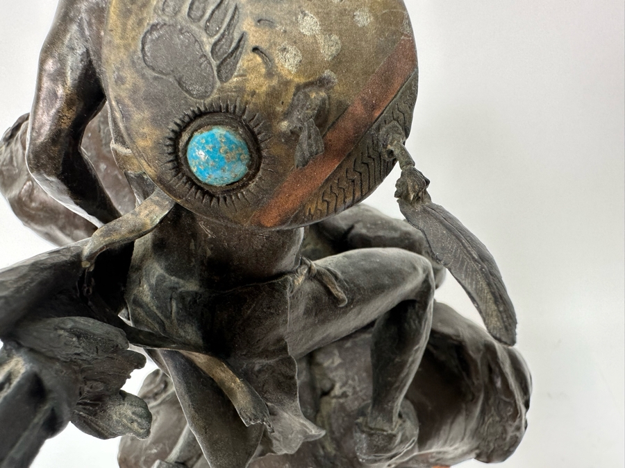 William Bill Bedford First Sight Limited Edition Bronze Sculpture Numbered 18 Of 40 14H [Photo 13]