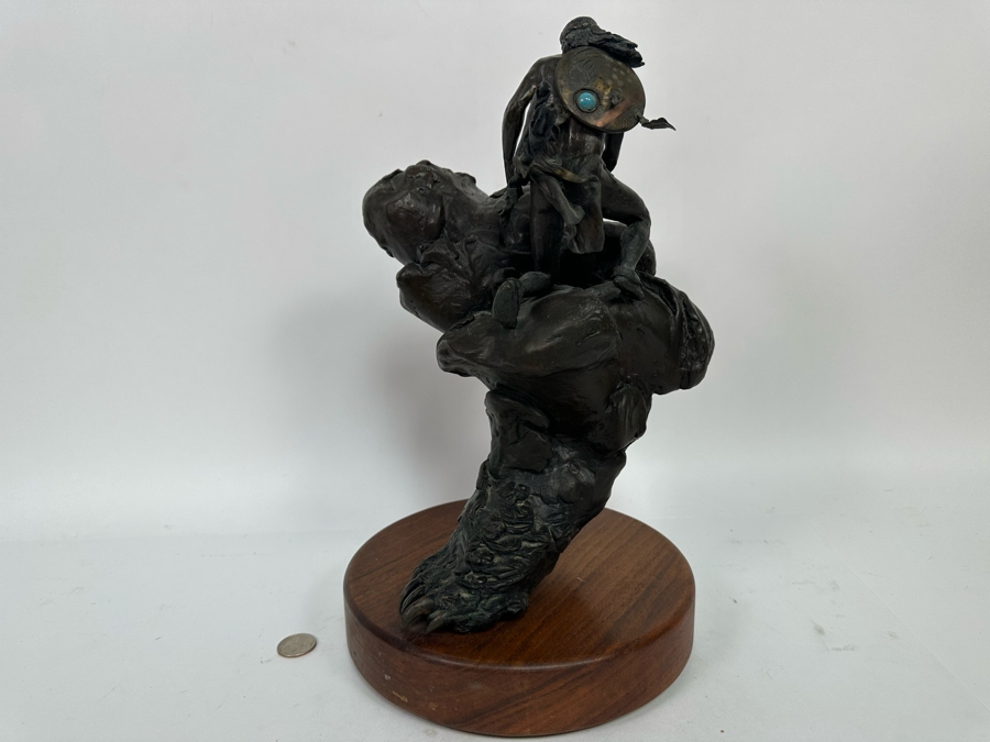 William Bill Bedford First Sight Limited Edition Bronze Sculpture Numbered 18 Of 40 14H [Photo 11]