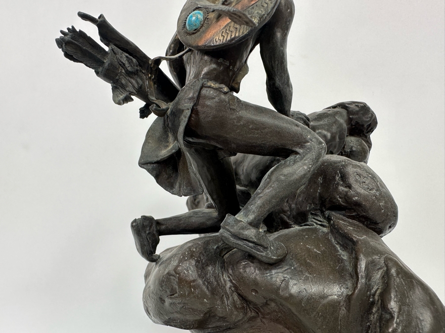 William Bill Bedford First Sight Limited Edition Bronze Sculpture Numbered 18 Of 40 14H [Photo 17]