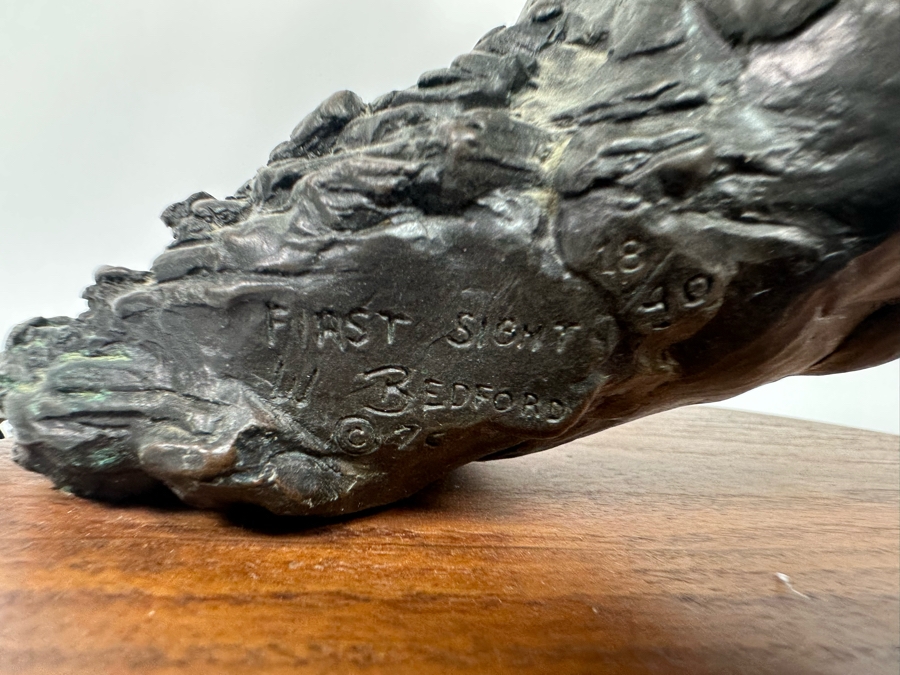 William Bill Bedford First Sight Limited Edition Bronze Sculpture Numbered 18 Of 40 14H [Photo 20]