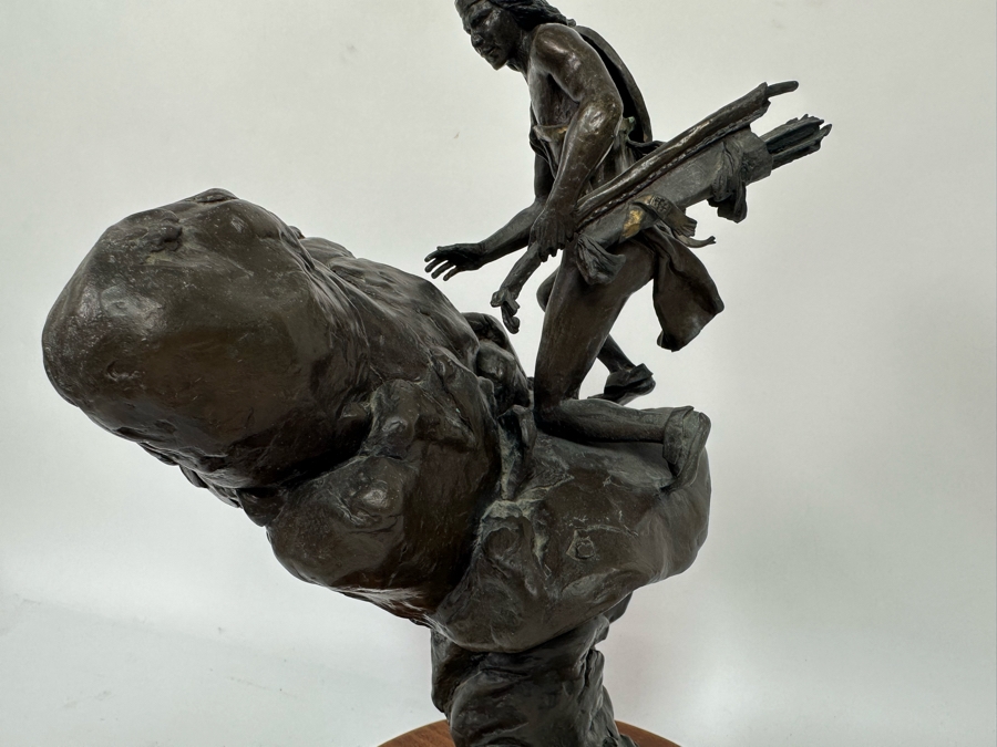 William Bill Bedford First Sight Limited Edition Bronze Sculpture Numbered 18 Of 40 14H [Photo 10]