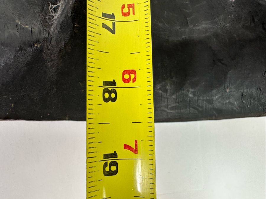 Pair Of Large Vintage Wooden Tibetan Buddhist Hand Carved Hand Painted Masks 10W X 23H X 8D / 10.5W X 18.5H X 5D [Photo 17]