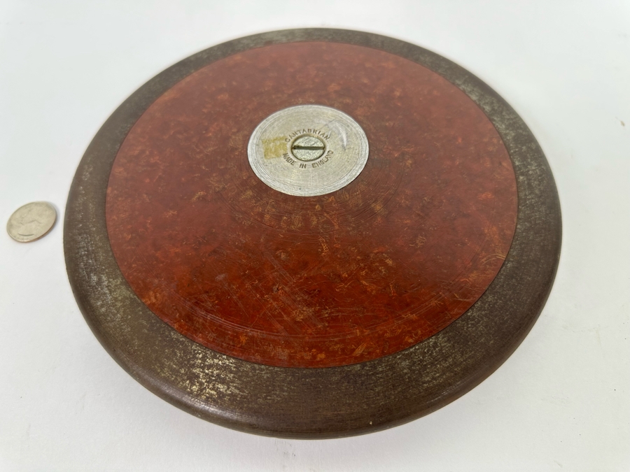 Vintage Discus Disc For Track & Field Throwing Event Made In England By Cantabrian 8.75R [Photo 3]