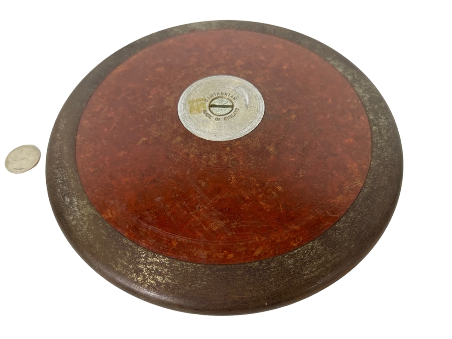 Vintage Discus Disc For Track & Field Throwing Event Made In England By Cantabrian 8.75R