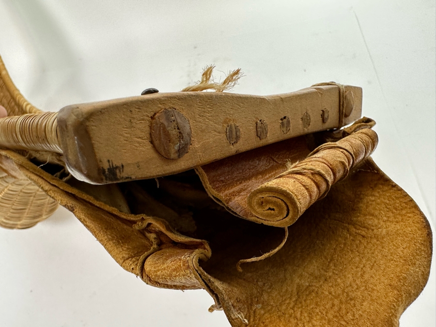 Vintage Jai Alai Handwoven Wicker Cesta 28W X 5D X 19H [Photo 7]