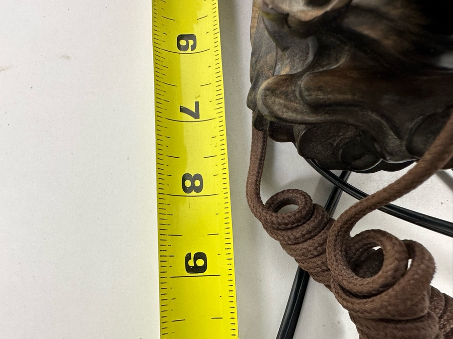 Impressive Hand Carved Wooden Chinese Dragon Telephone One-Of-A-Kind Collector's Piece - See Photos 14W X 8D X 7H [Photo 35]