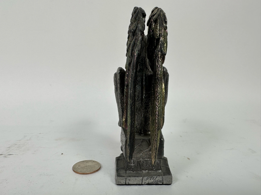 Michael Ricker Limited Edition Pewter Gargoyl Sculpture Signed Ricker And Numbered 5H [Photo 6]