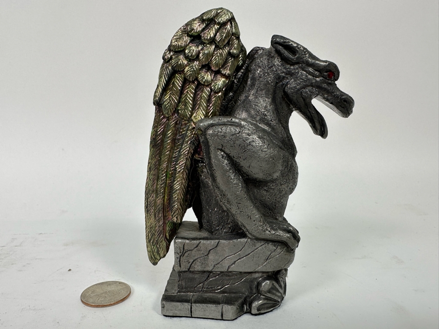 Michael Ricker Limited Edition Pewter Gargoyl Sculpture Signed Ricker And Numbered 5H [Photo 7]