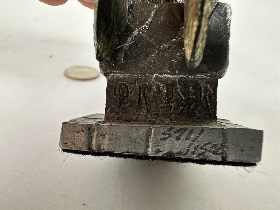 Michael Ricker Limited Edition Pewter Gargoyl Sculpture Signed Ricker And Numbered 5H [Photo 8]