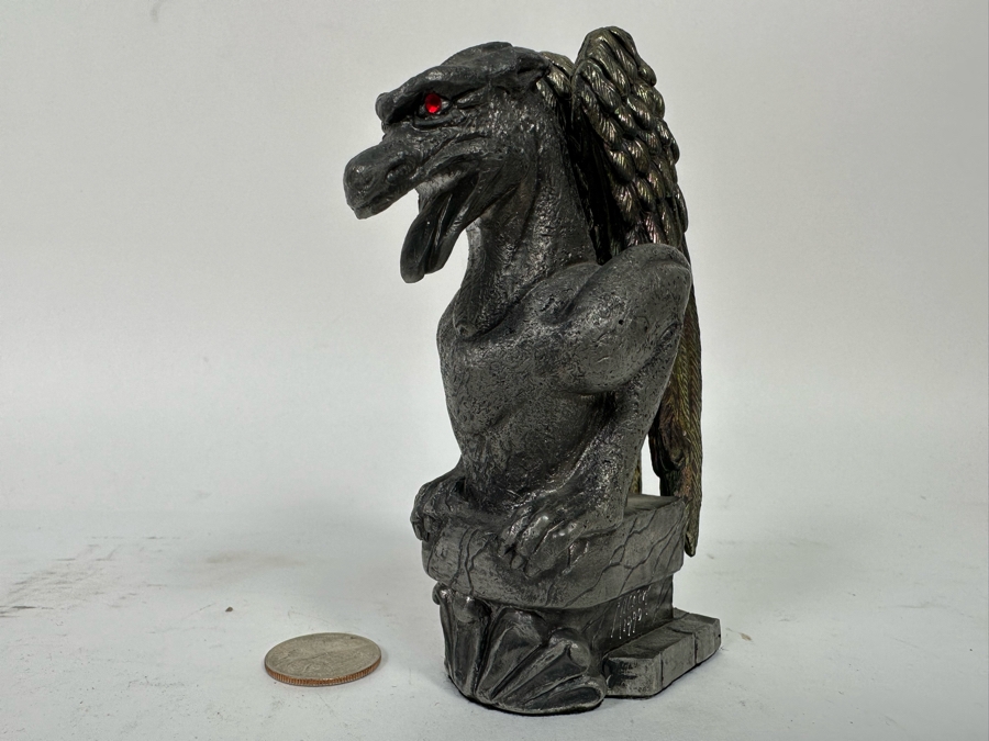 Michael Ricker Limited Edition Pewter Gargoyl Sculpture Signed Ricker And Numbered 5H [Photo 5]