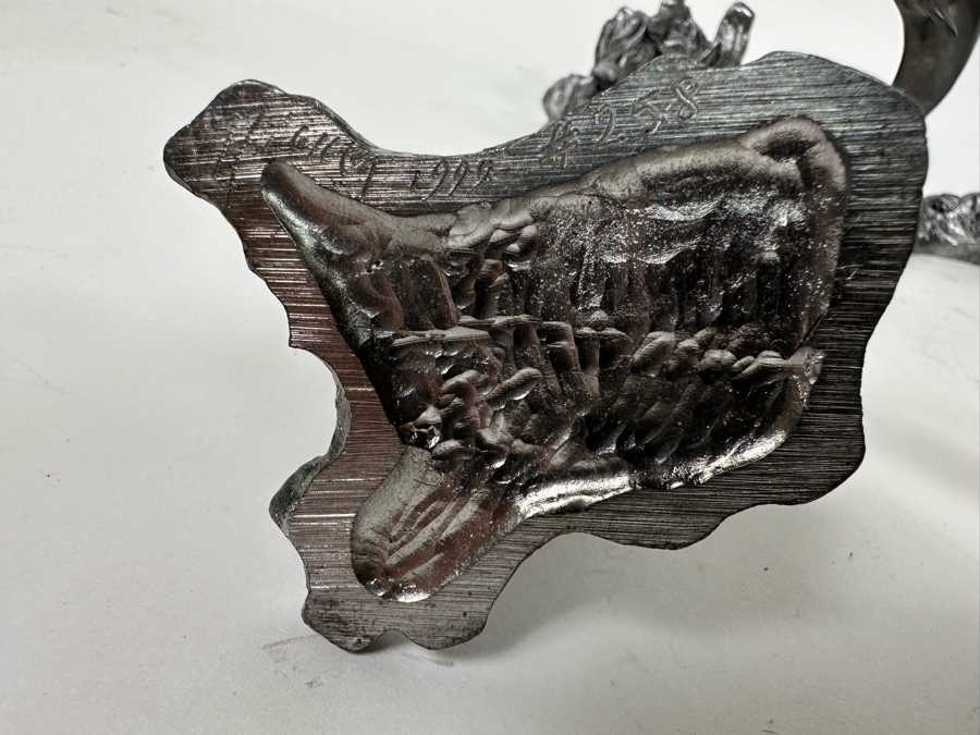 Michael Ricker Collection Of Six Pewter Dolphin Figurines Signed Ricker And Pair Of Michael Ricker Pewter Coral Reef Figurines [Photo 16]