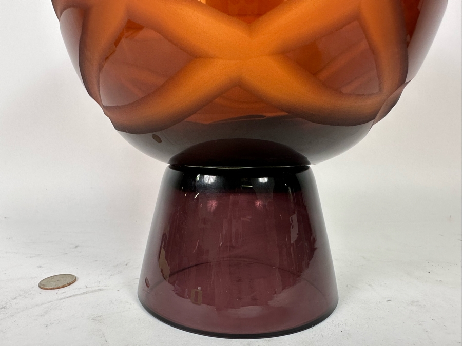 Large Evolution By Waterford Footed Vase With Box 8W X 12H [Photo 8]