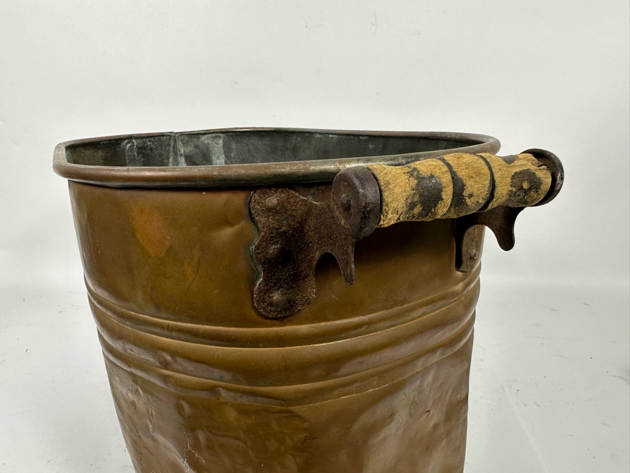 Vintage Cream City Handled Copper Boiler Wash Tub 26W X 13D X 13H [Photo 6]