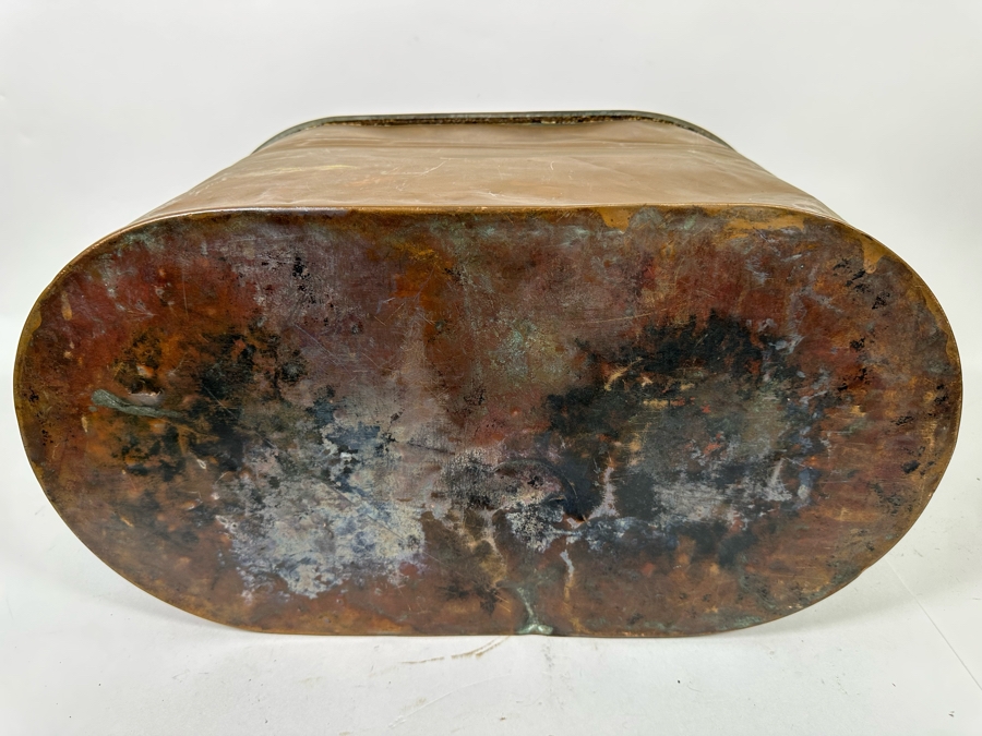 Vintage Cream City Handled Copper Boiler Wash Tub 26W X 13D X 13H [Photo 8]