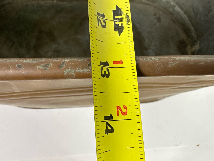 Vintage Cream City Handled Copper Boiler Wash Tub 26W X 13D X 13H [Photo 10]