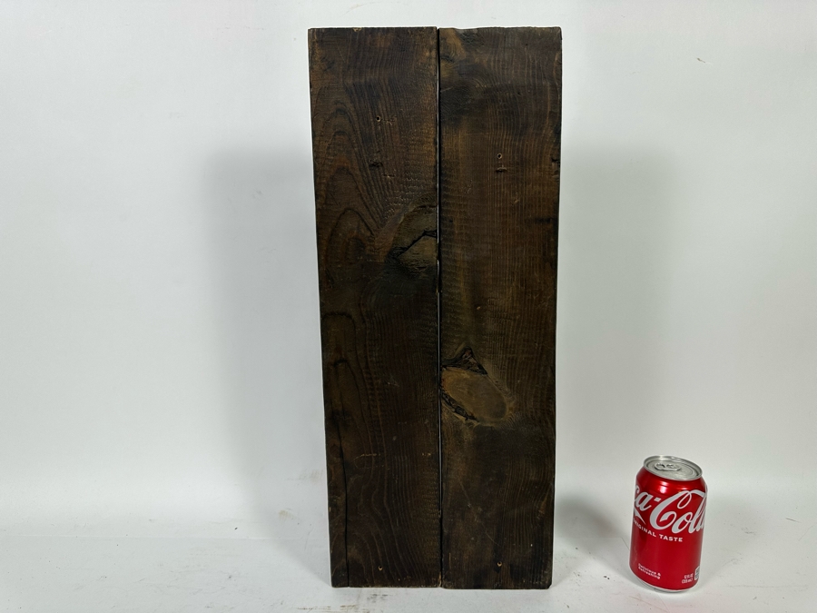 Pair Of Vintage Wooden Carved Sculptures 4.5W X 3D X 20.5H [Photo 10]