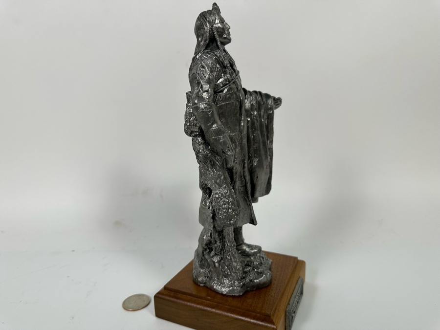 Michael Ricker Pewter Sculpture Titled Chief Joseph C. 1840-1904 Signed Ricker 1999 9.5H [Photo 7]