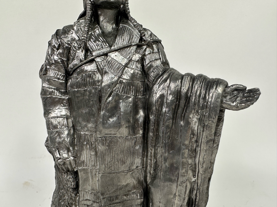 Michael Ricker Pewter Sculpture Titled Chief Joseph C. 1840-1904 Signed Ricker 1999 9.5H [Photo 5]