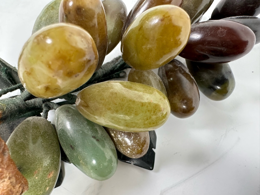Set Of Four Jade Fruit Grape Clusters (One Not Pictured In Main Photo) [Photo 9]