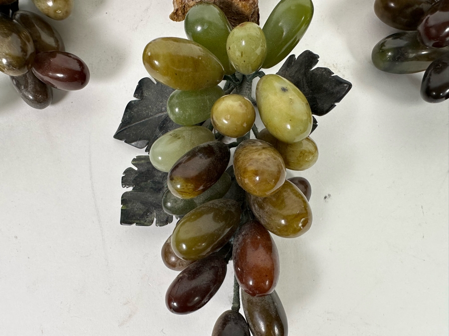Set Of Four Jade Fruit Grape Clusters (One Not Pictured In Main Photo) [Photo 18]