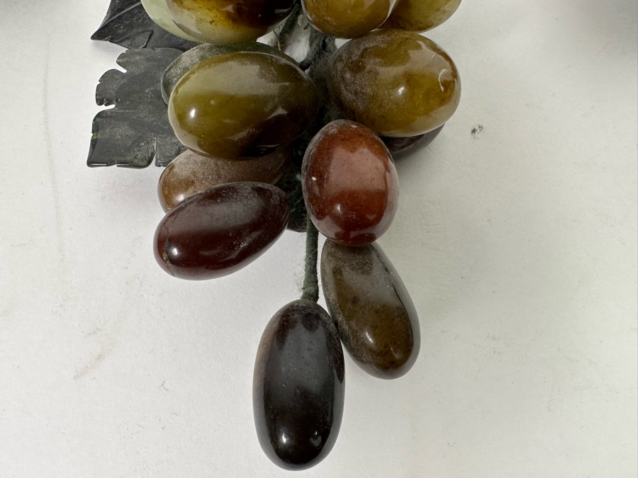 Set Of Four Jade Fruit Grape Clusters (One Not Pictured In Main Photo) [Photo 19]