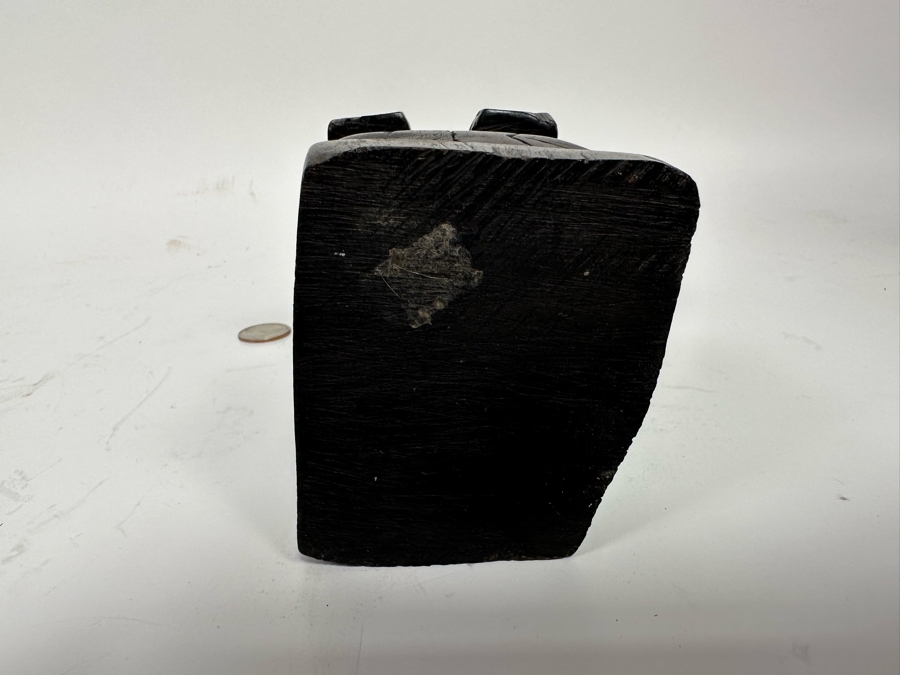 Vintage Carved Wooden Sculpture 12H [Photo 13]