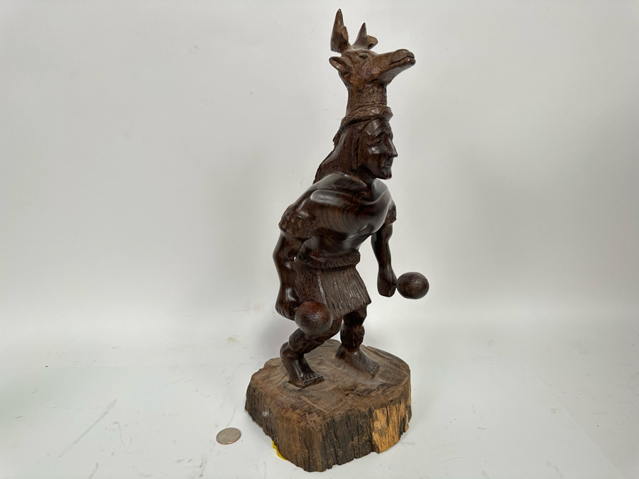 Carved Ironwood Sculpture From Mexico 16H [Photo 2]