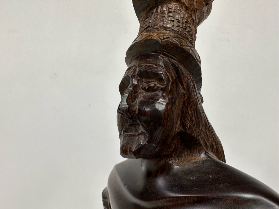 Carved Ironwood Sculpture From Mexico 16H [Photo 14]