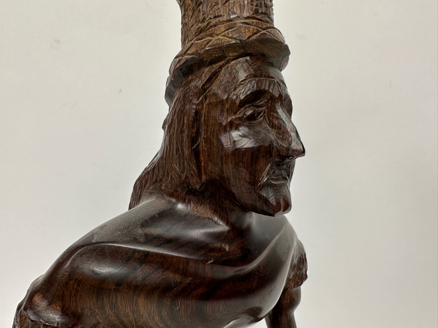 Carved Ironwood Sculpture From Mexico 16H [Photo 5]