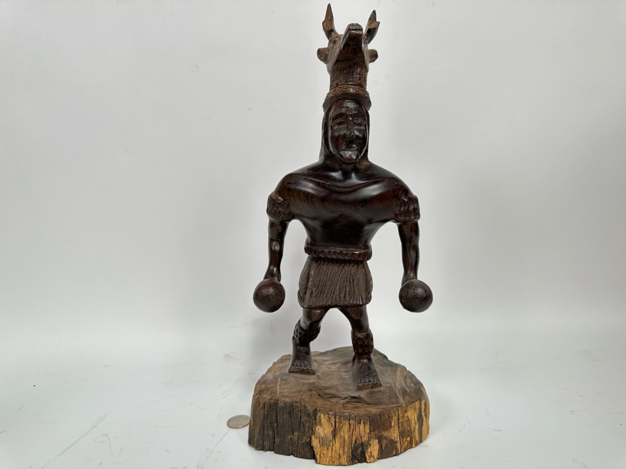 Carved Ironwood Sculpture From Mexico 16H [Photo 4]