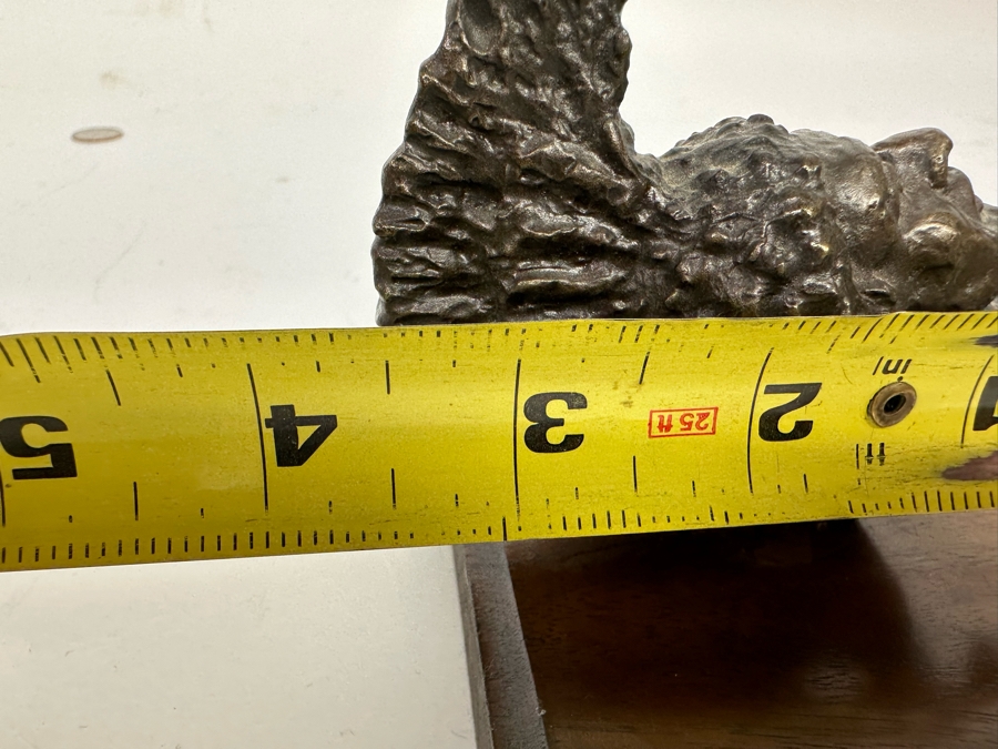 Paul Crites Limited Edition Bronze Bust Sculpture Mounted On Small Wooden Plaque Number 16/30 1978 3.5 X 3.5 [Photo 17]