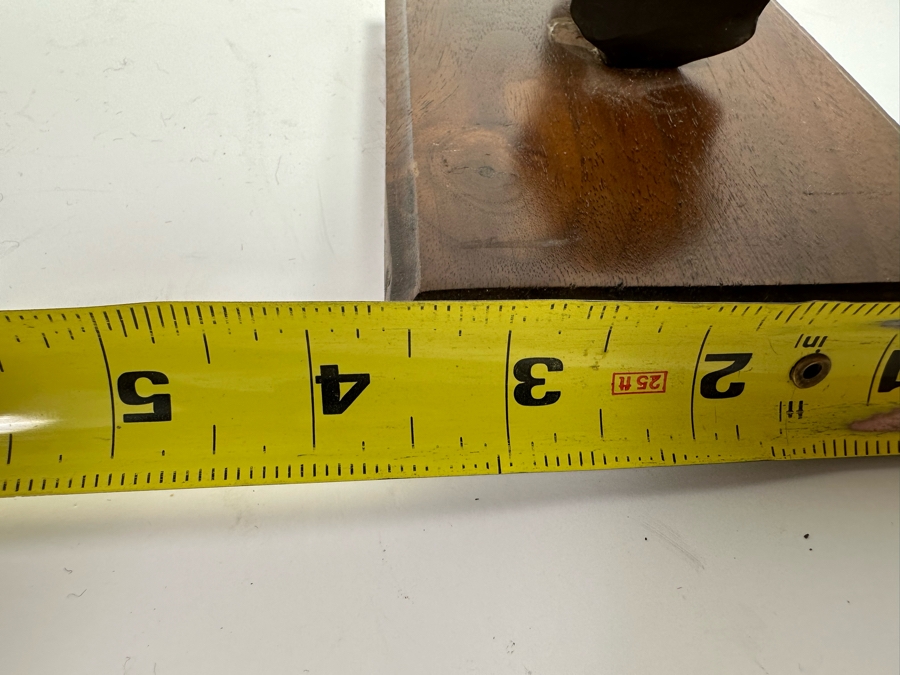 Paul Crites Limited Edition Bronze Bust Sculpture Mounted On Small Wooden Plaque Number 16/30 1978 3.5 X 3.5 [Photo 19]