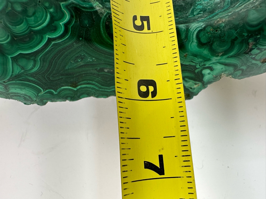 Organic Malachite Stone Trinket Bowl 10W X 6D X 3.25H [Photo 15]