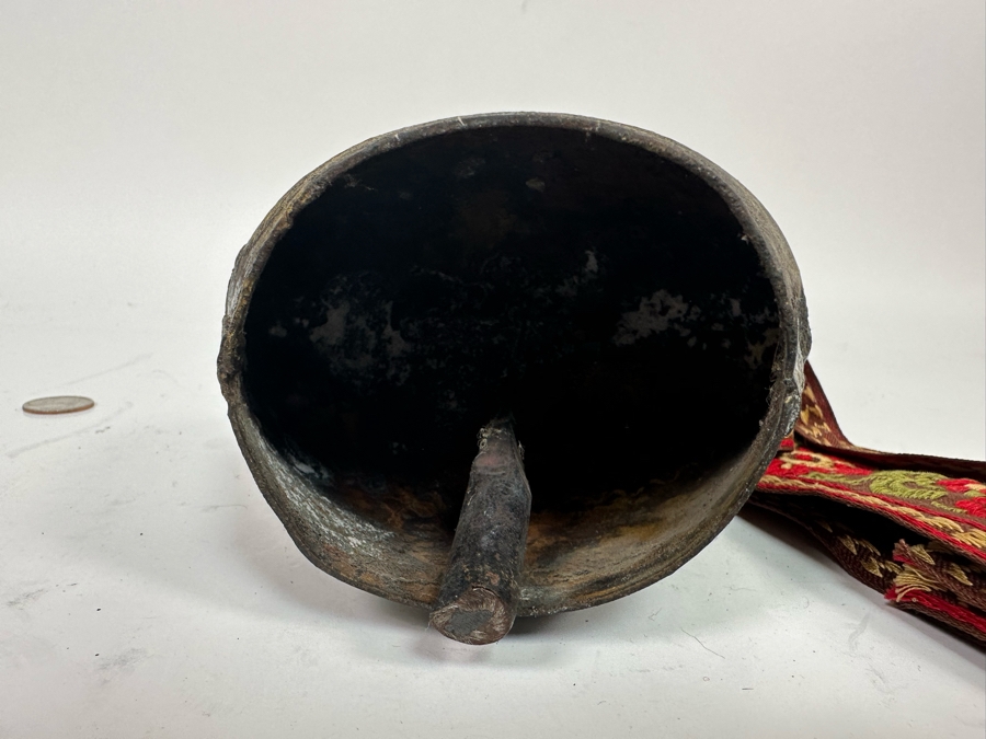 Vintage Brass Cow Bell 5W X 5H [Photo 3]